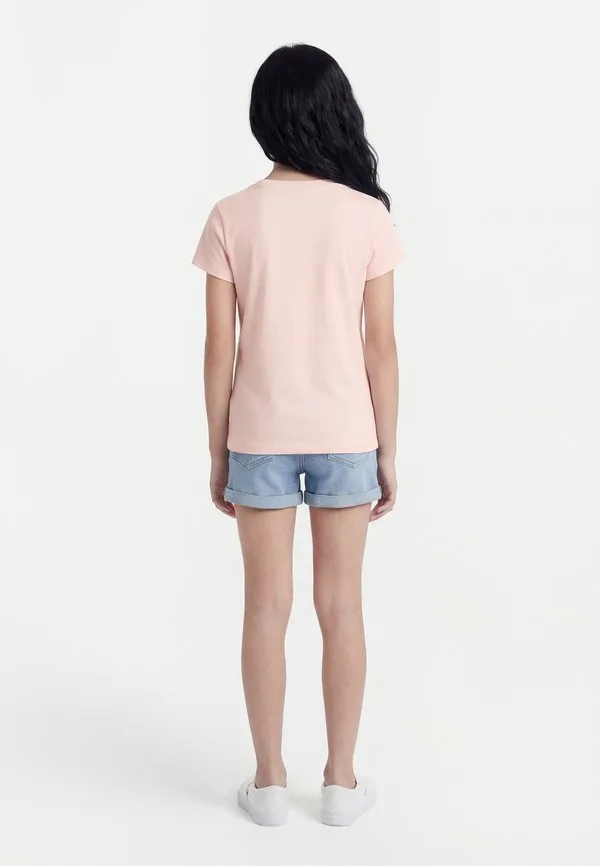 Базовая футболка с микромонограммой Calvin Klein Jeans, Light Pink — фото 2