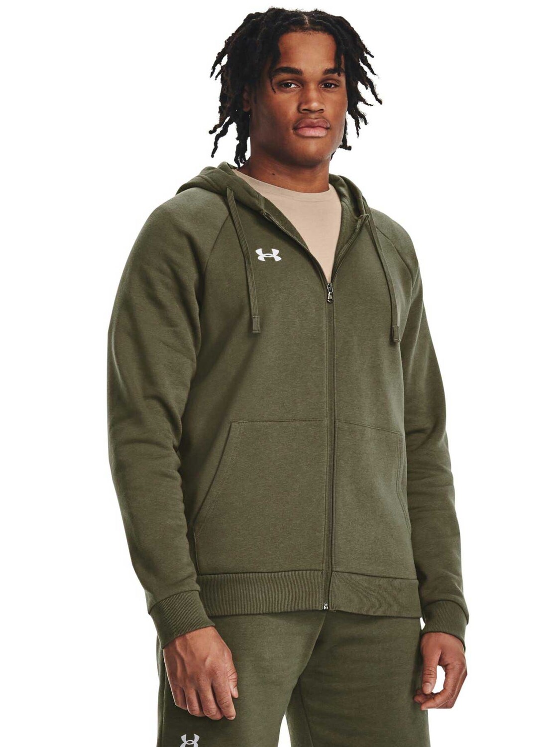 

Толстовка Under Armour Rival Fleece, зеленый