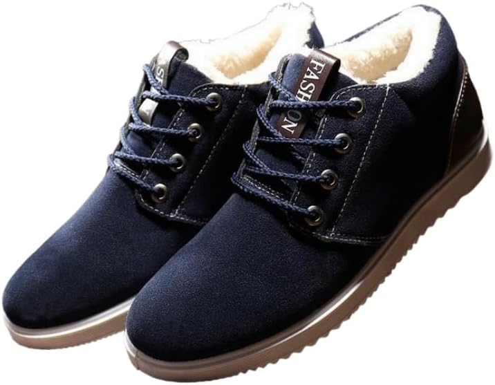 

Дышащие противоскользящие походные ботинки для мужчин - Идеальны для прогулок на природе, альпинизма и зимних видов активности, кроссовки Hhhchpm, синий