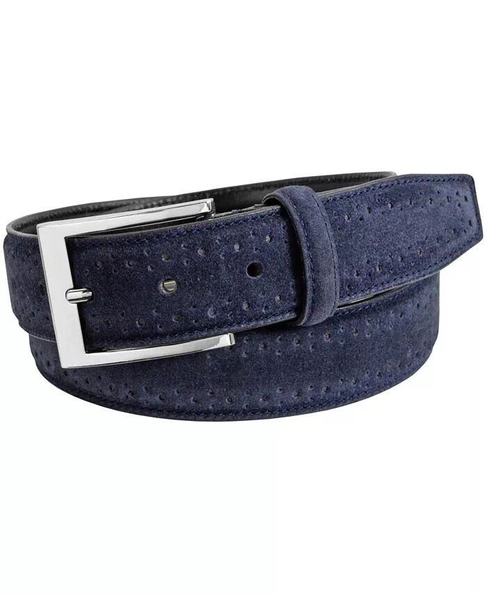 

Замшевый ремень Lucky Brogue Florsheim, синий