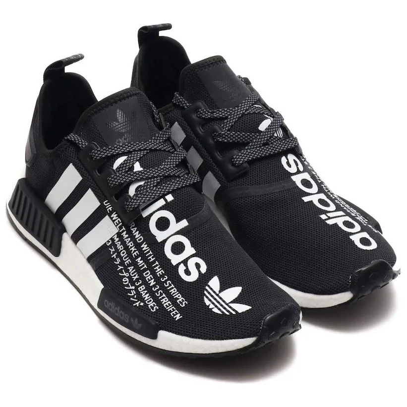 Adidas Originals Кроссовки atmos NMD_R1 'Black' — фото 4
