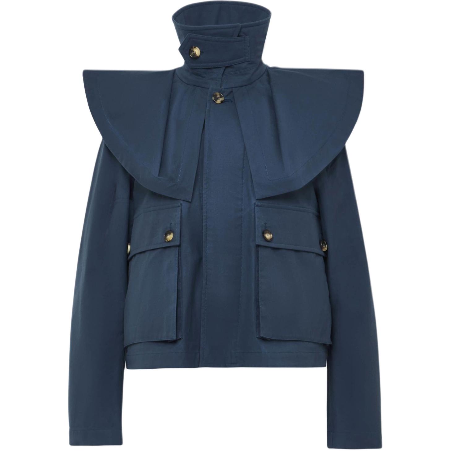 

Короткое Тренч Пальто JW Anderson, Светлый Индиго