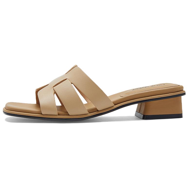 NINE WEST Женские стойкие к истиранию слайдеры Apricot, цвет Apricot