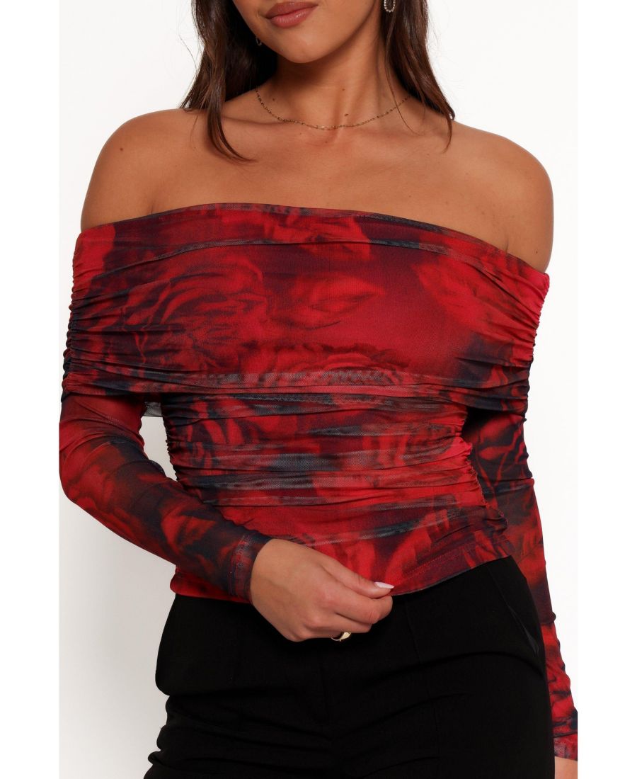 

Женский топ Koa с открытыми плечами Petal and Pup, Red