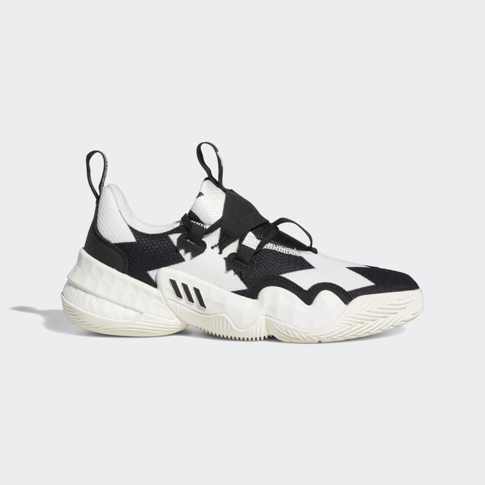 Кроссовки adidas Trae Young 1 для мужчин, белый/черный — фото 2