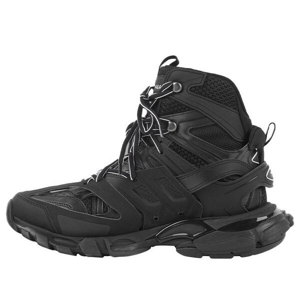 Кроссовки track high-top daddy shoes black Balenciaga, черный