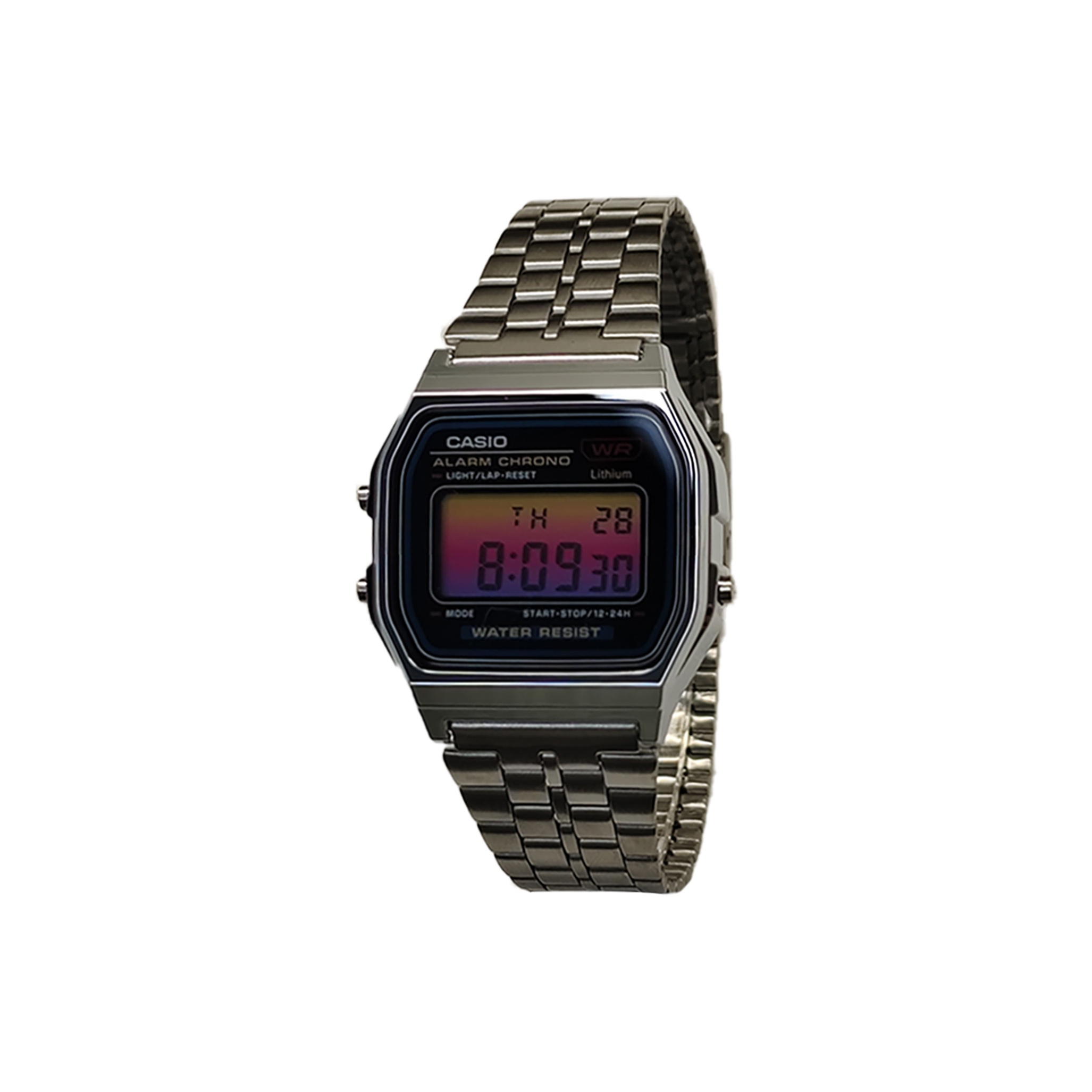 

CASIO Часы Retrofit Series Quartz Movement Stainless Steel Strap Watch Men's Watch Black Dial