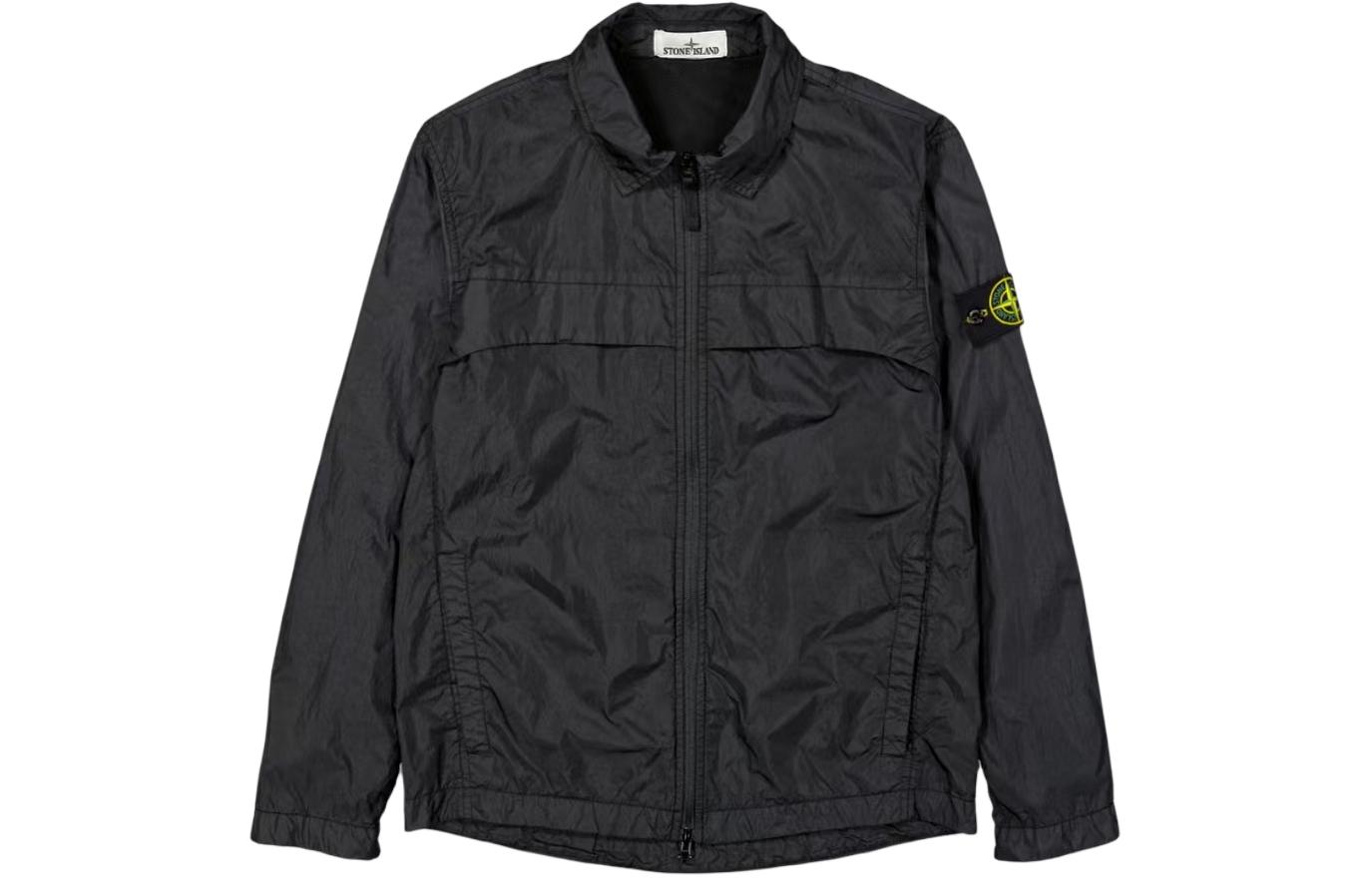 

Куртка мужская Stone Island Crinkle Reps Shirt, черный