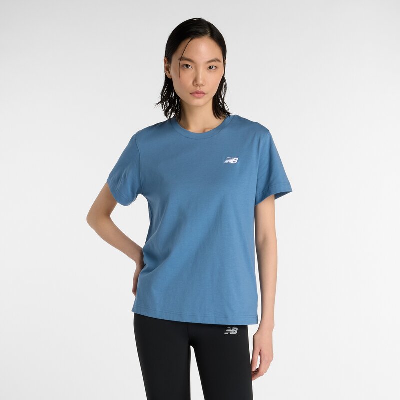 

Футболка спортивная базовая футболка джерси New Balance, синий