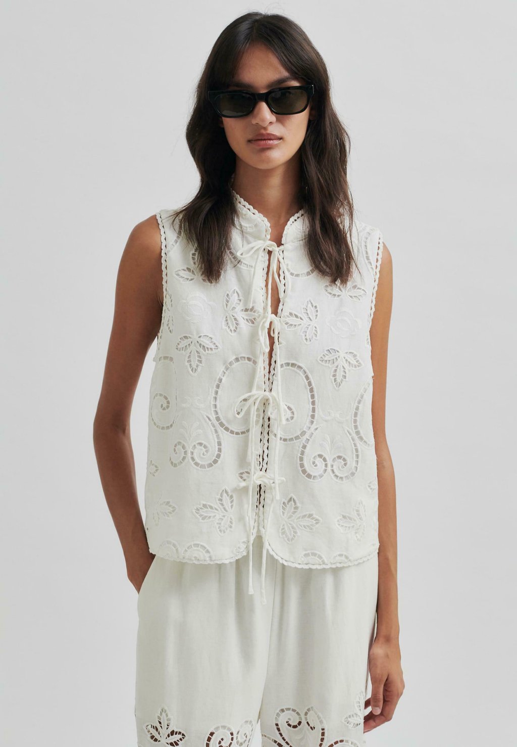 

Топ Blouse Second Female, белый