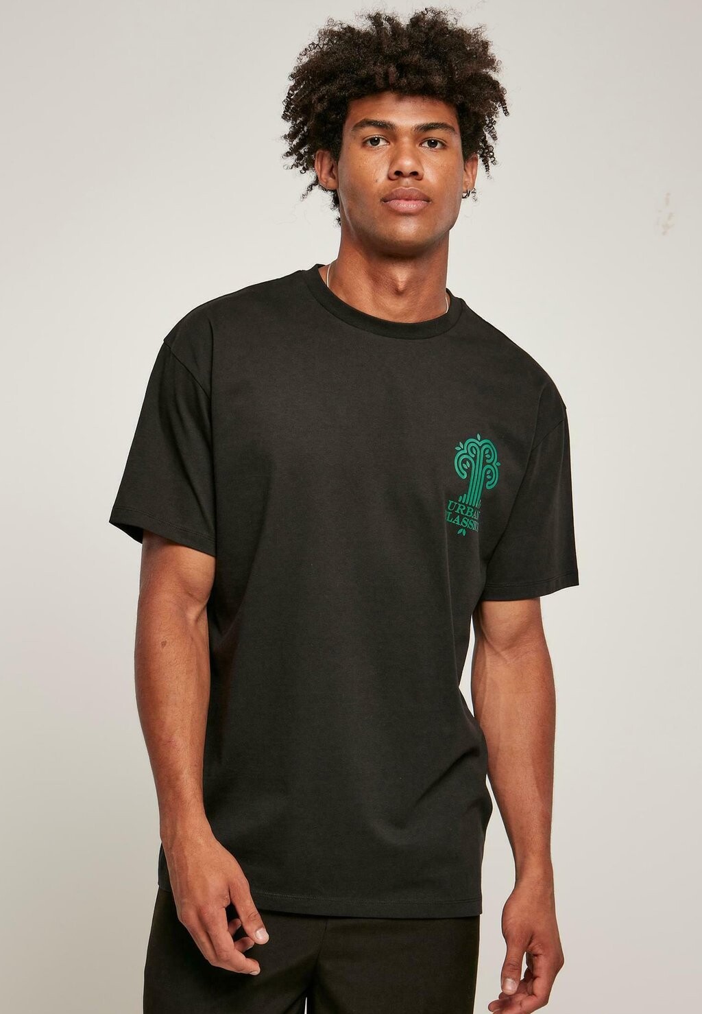 

Футболка с принтом ORGANIC TREE LOGO TEE Urban Classics, черный