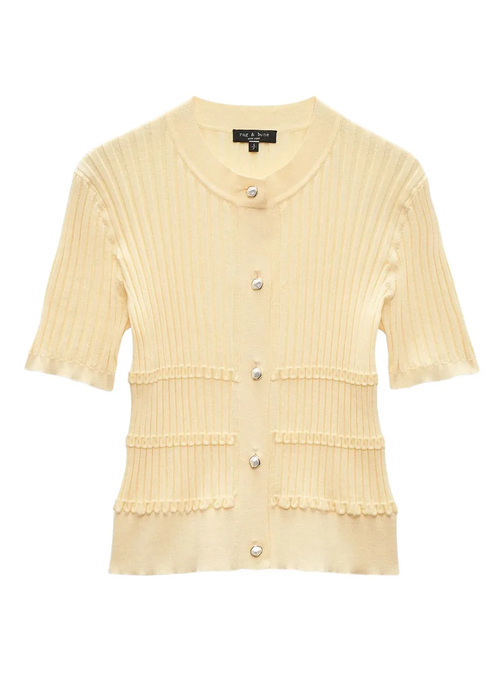 

Кардиган Stacey в рубчик rag & bone, желтый