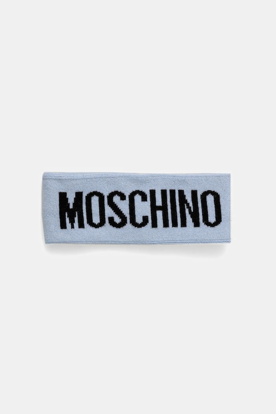 

Шерстяная повязка на голову Moschino, синий