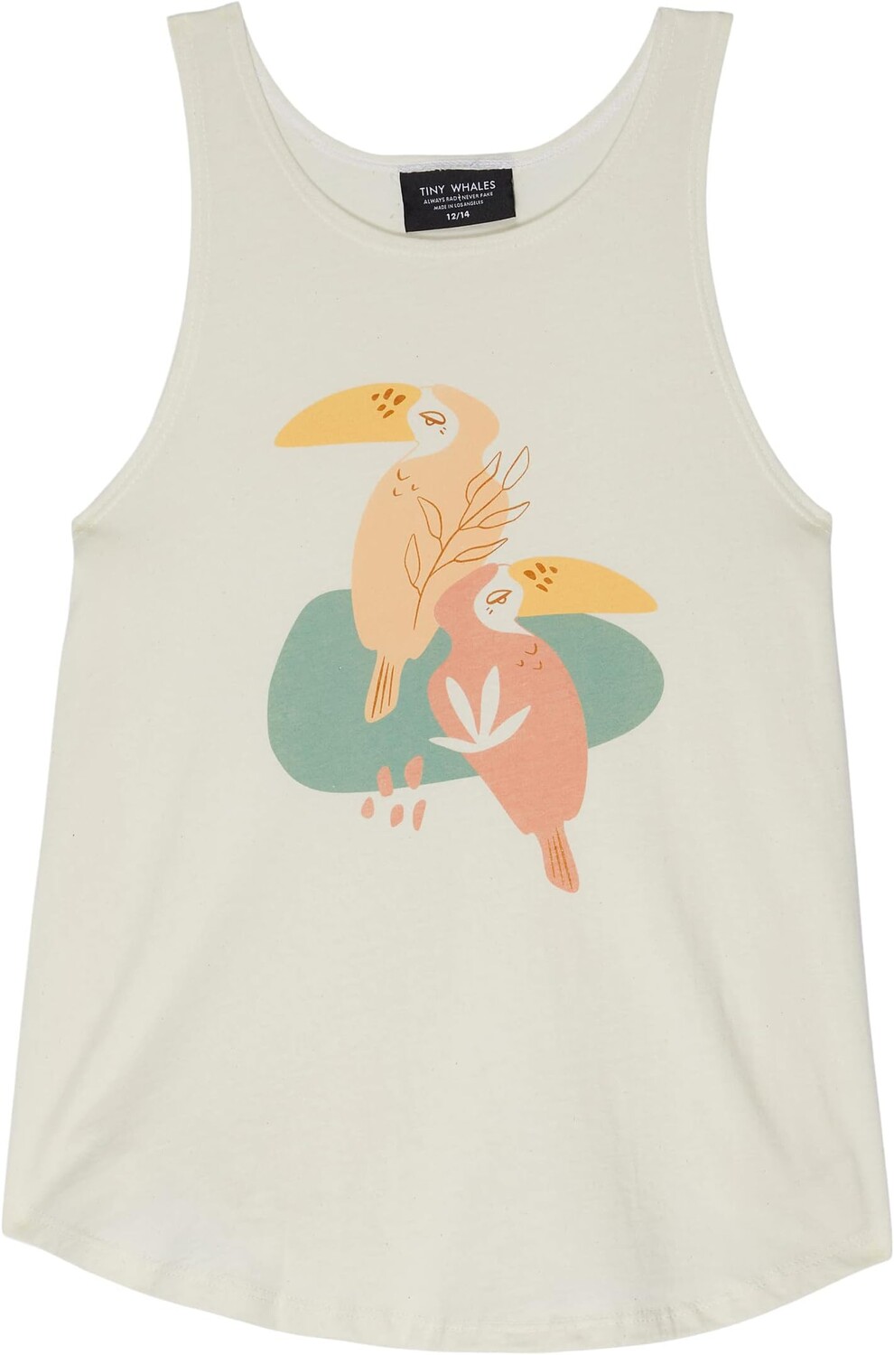 

Майка Tiny Whales Birds Of A Feather Tank Top, натуральный