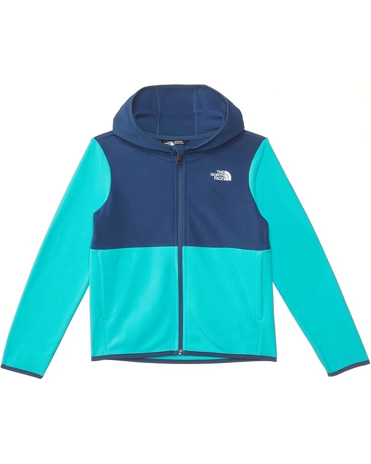 

Худи The North Face Kids Glacier Full Zip Hoodie, цвет Geyser Aqua