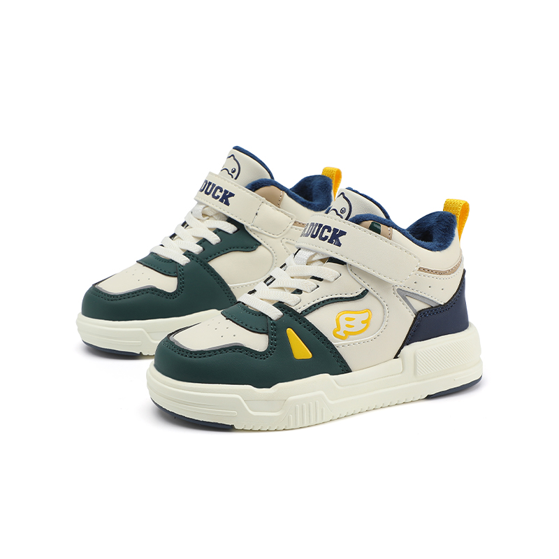 

B.Duck Желтые термо High top детские скейтбординг кроссовки для детей 3-7 лет