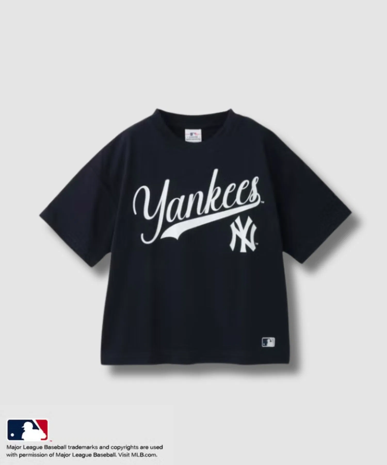 Детская футболка MLB с логотипом команды тёмно-синяя