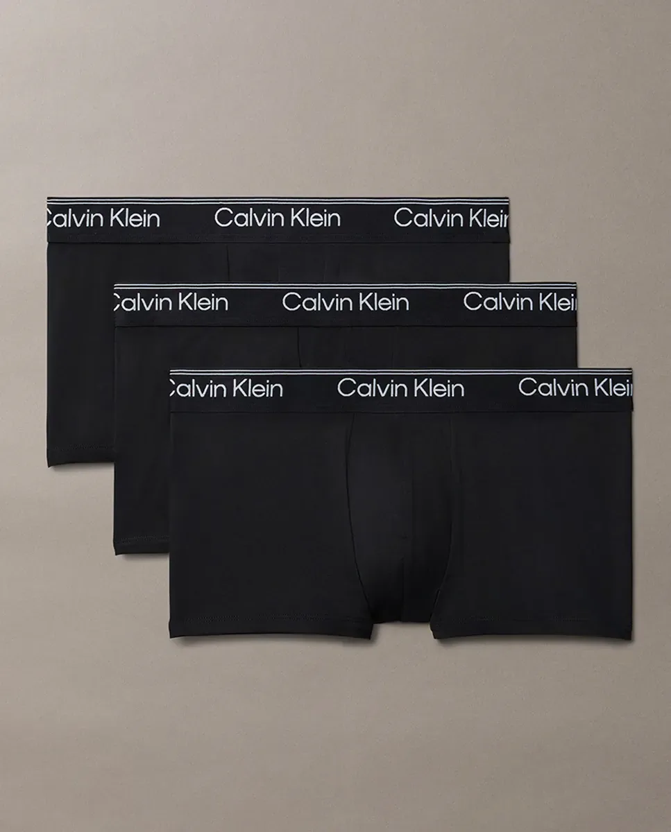 Набор из 3 коротких боксеров Calvin Klein, черный