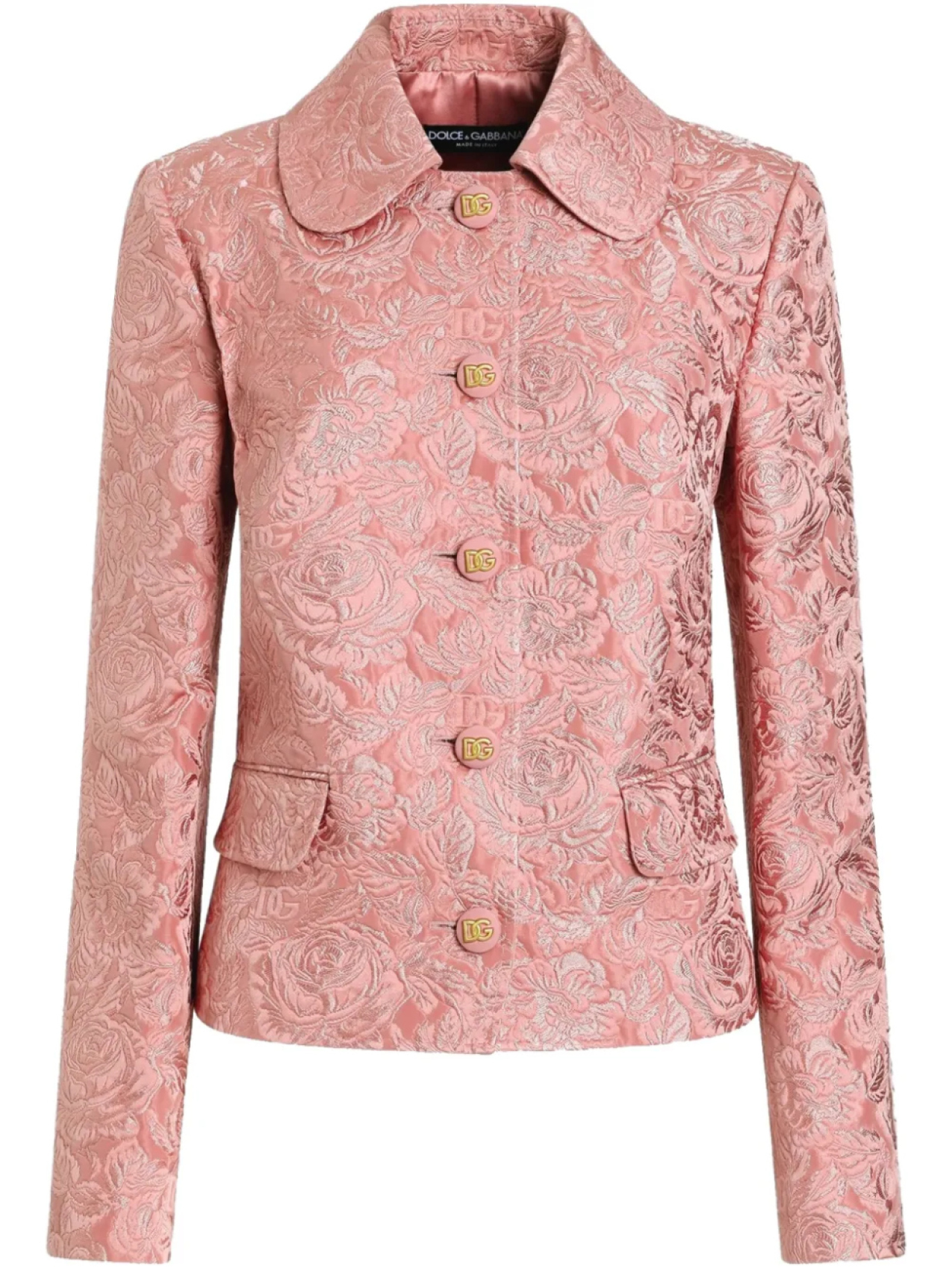 

Жаккардовый жакет Dolce & Gabbana, розовый