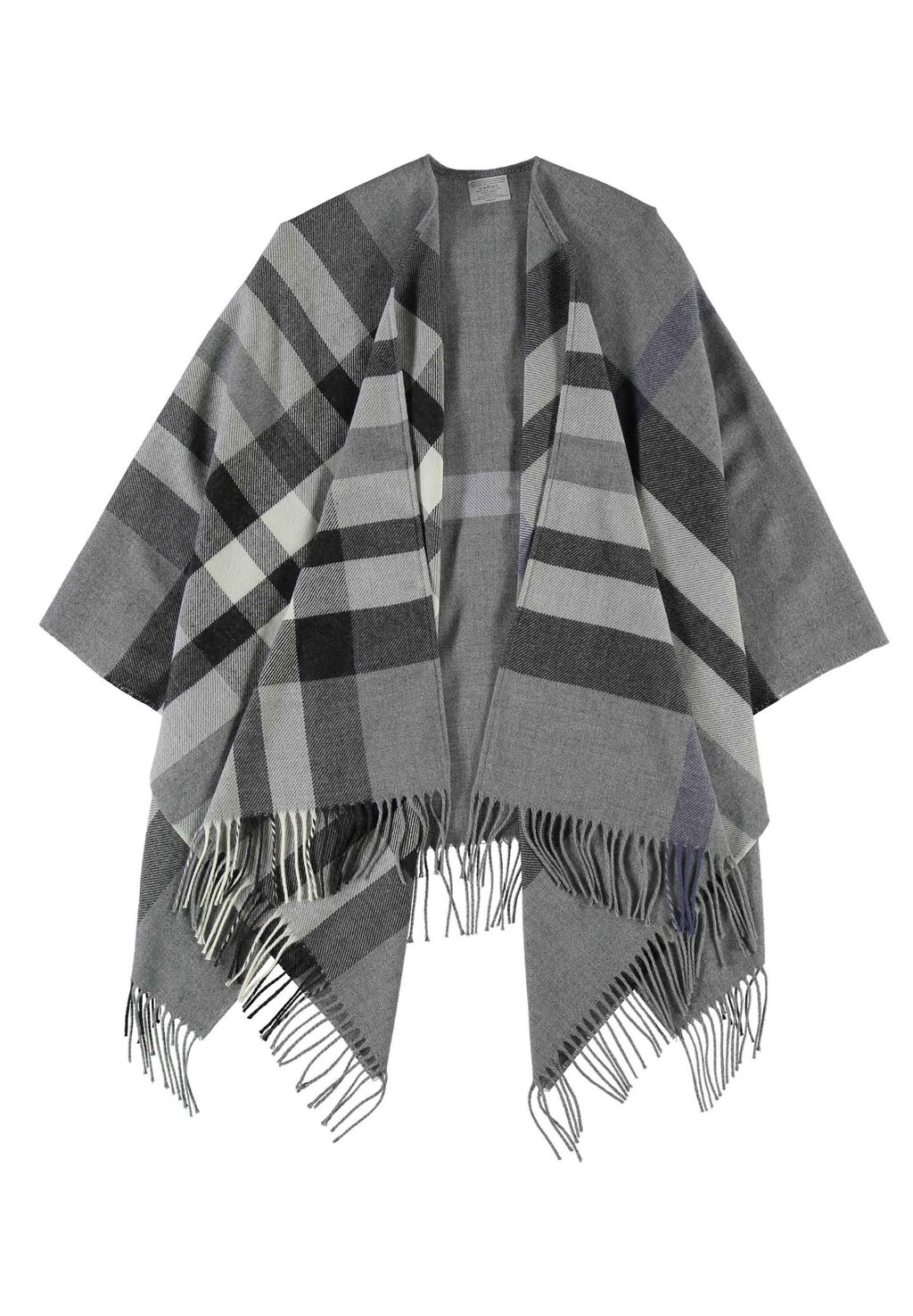

Шарф PLAID PONCHO MADE IN GERMANY FRAAS, фиолетовый