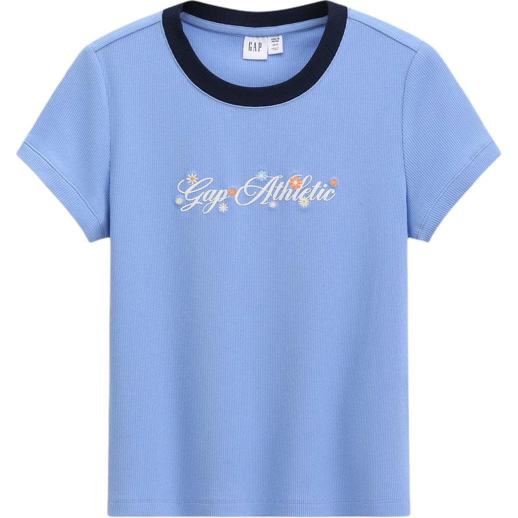 Футболка женская с круглым вырезом Moderate GAP, Marine Blue — фото 3