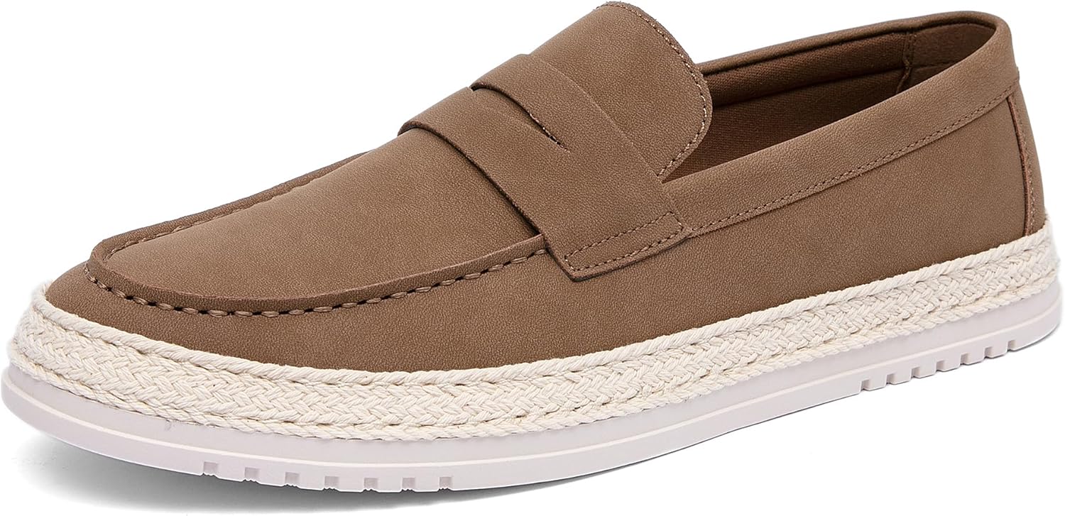 

Мужские лоферы NEWBELLA без шнурков - удобная повседневная обувь, легкие пенни-лоферы для мужчин, деловые туфли с мягкой стелькой, Camel