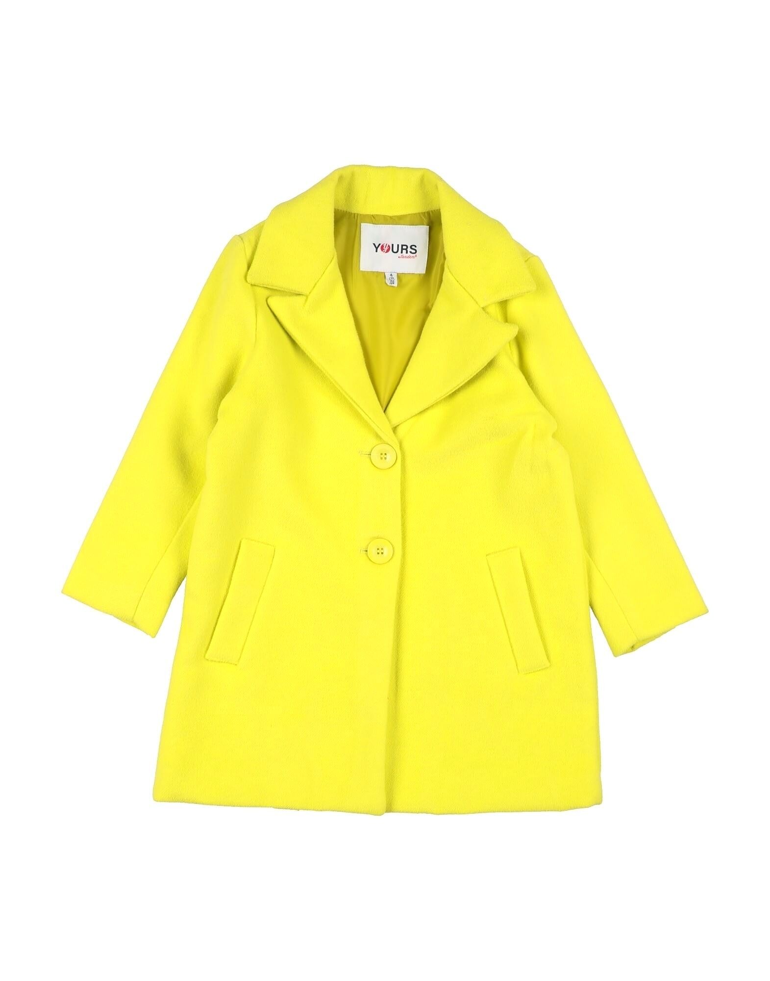 

Пальто для девочек Yours By 02Tandem, желтый