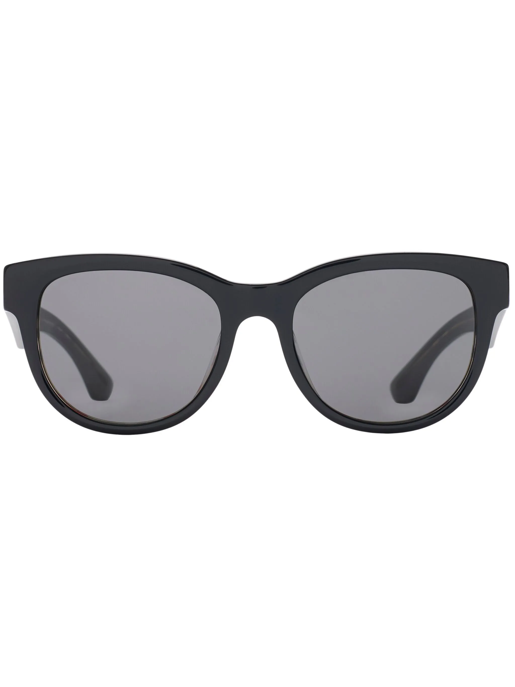 

Солнцезащитные очки в круглой оправе Burberry Eyewear, черный
