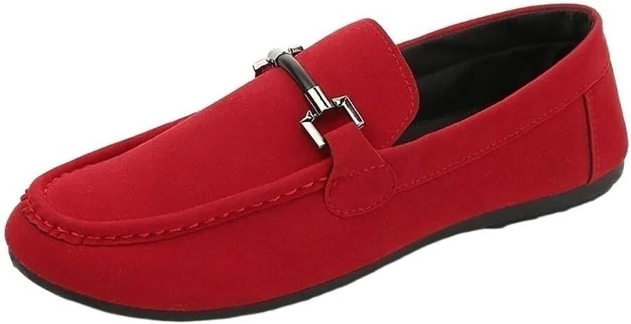 Лоферы мужские повседневные, Red DHFIRUFSHLO