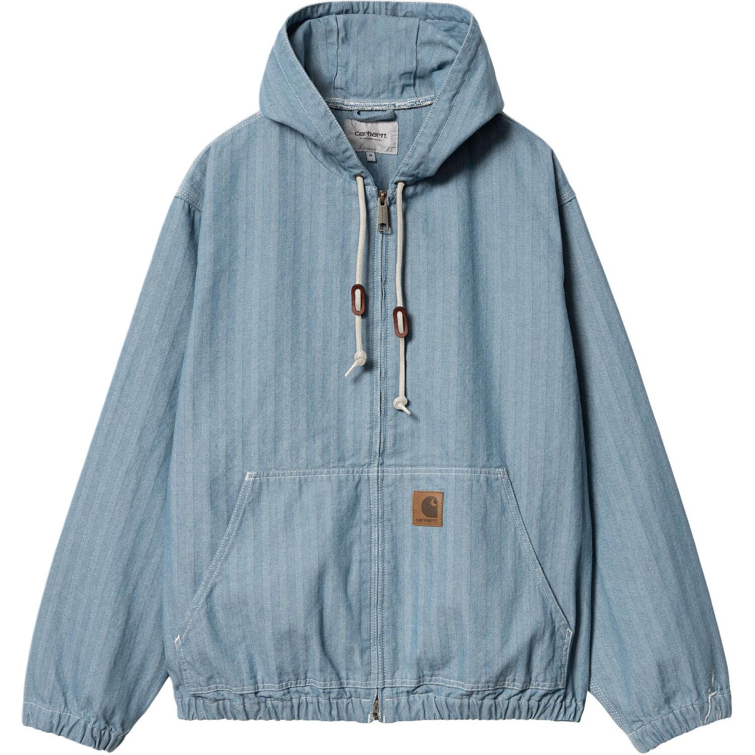 

Carhartt WIP Мужская куртка с молнией в елочку, Blue