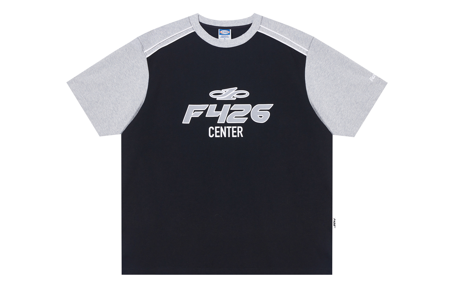 

Футболка унисекс F426, светло-голубая и тёмно-синяя