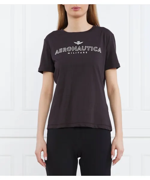 

Футболка Regular fit Aeronautica Militare, черный