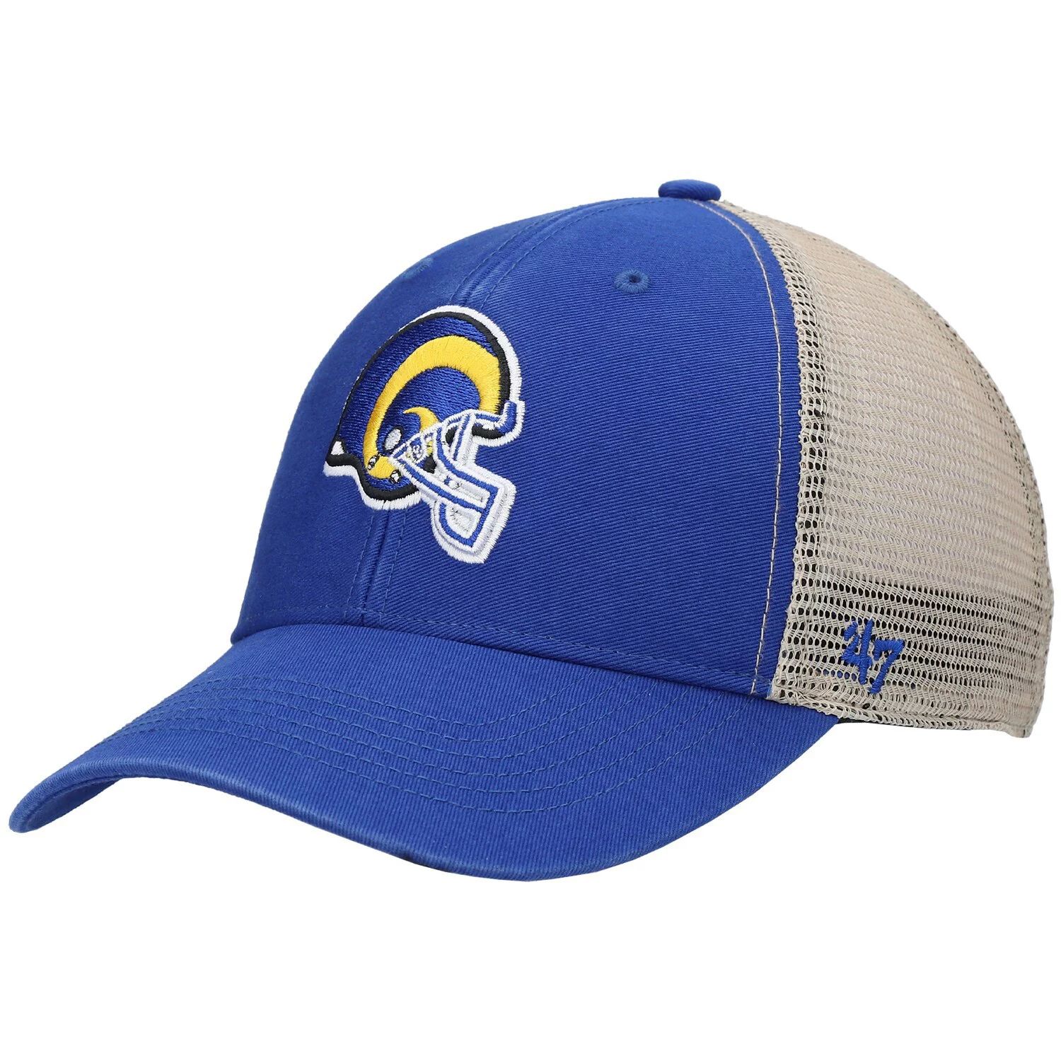 

Мужская кепка Snapback Royal/Natural Los Angeles Rams '47 Flagship MVP