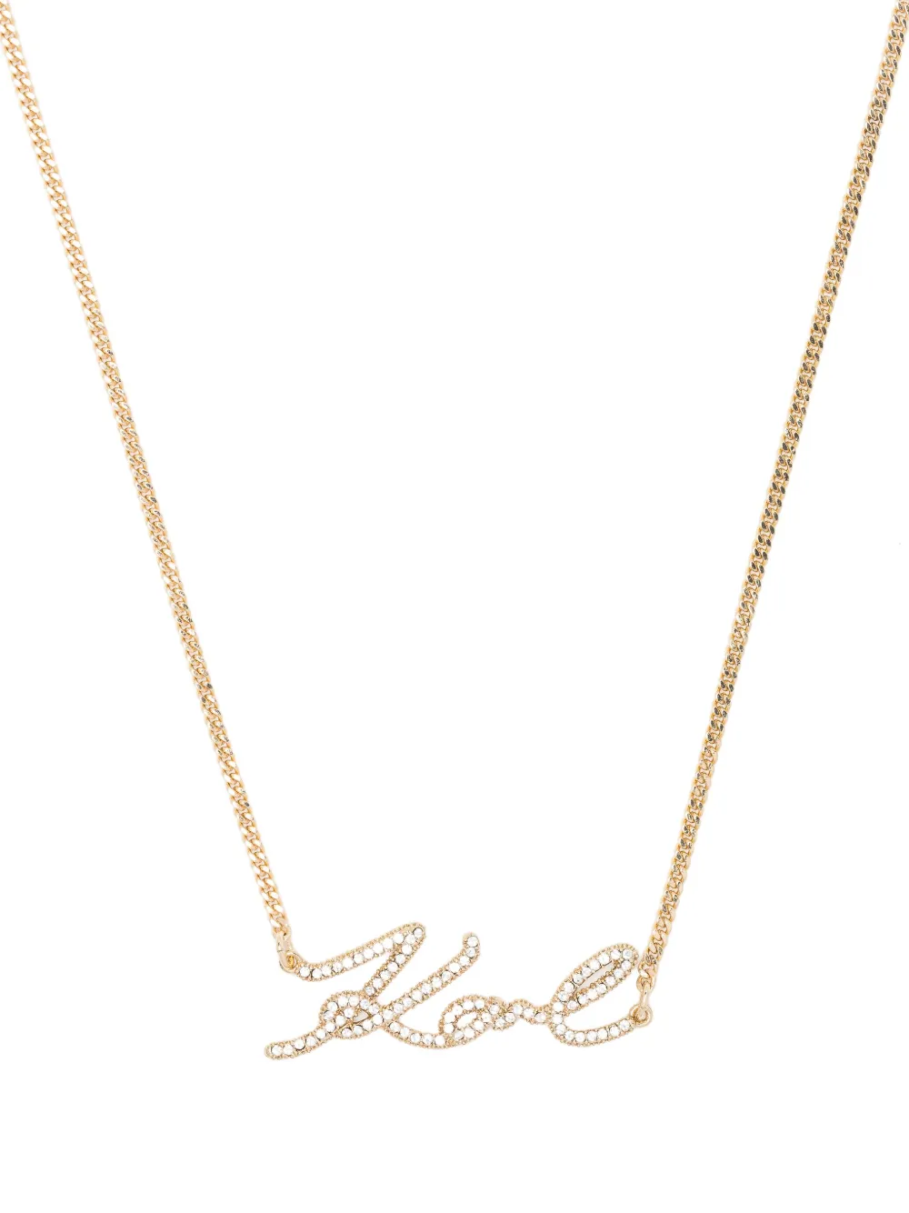 

Колье K Signature KARL LAGERFELD, золотой