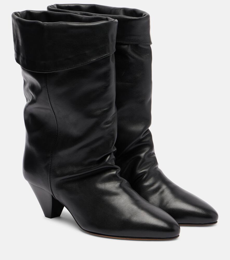 Ботинки Dalby 55 кожаные на щиколотку Isabel Marant, Black