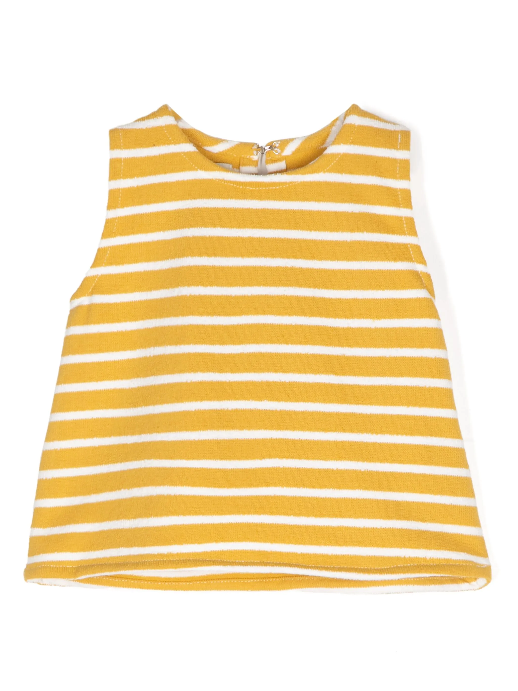 

Вязаный топ в полоску Little Bambah, желтый