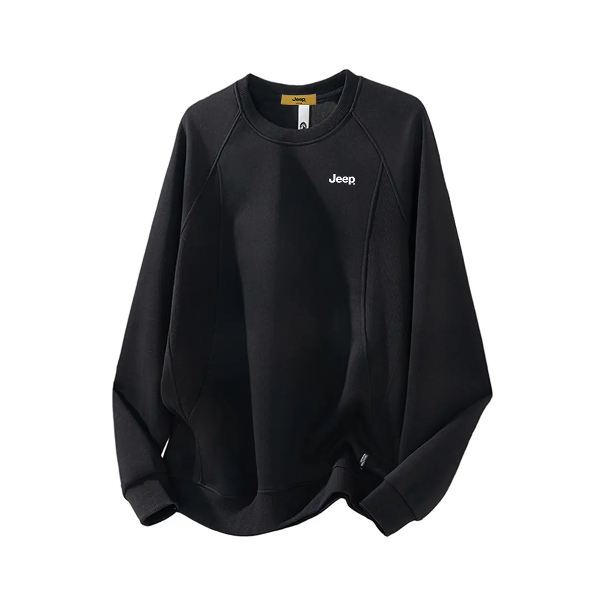 

Свитшот Unisex Crew Neck Moderate Regular Jeep, черный