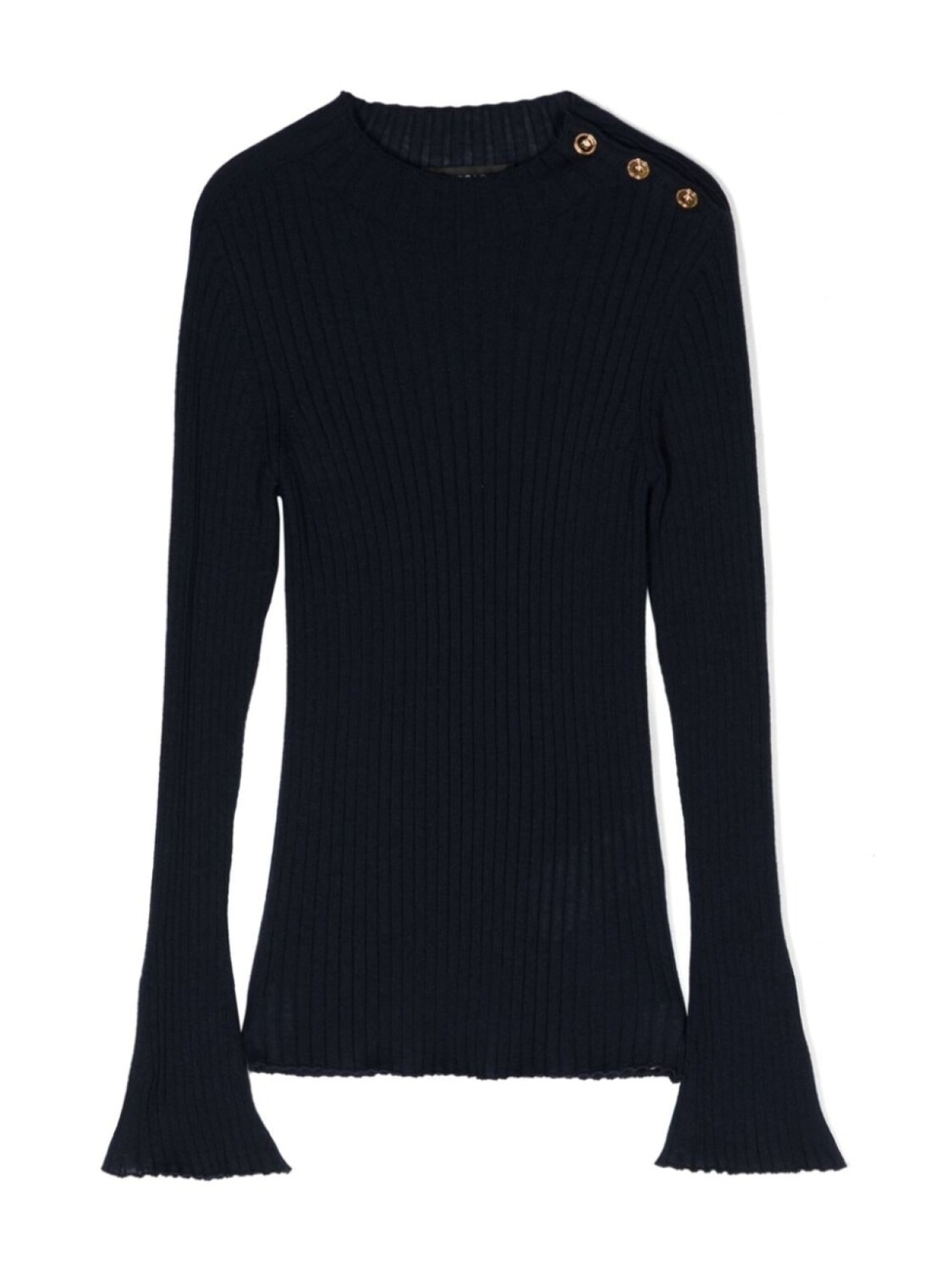 

Versace Kids джемпер Medusa в рубчик, синий