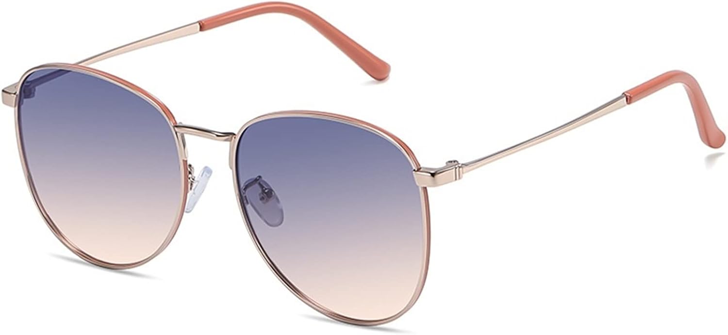 

Поляризованные солнцезащитные очки GAOXIN в круглой металлической оправе для мужчин и женщин, защита от солнца на открытом воздухе, на пляже, для вождения (Цвет: D, Размер: Средний), D