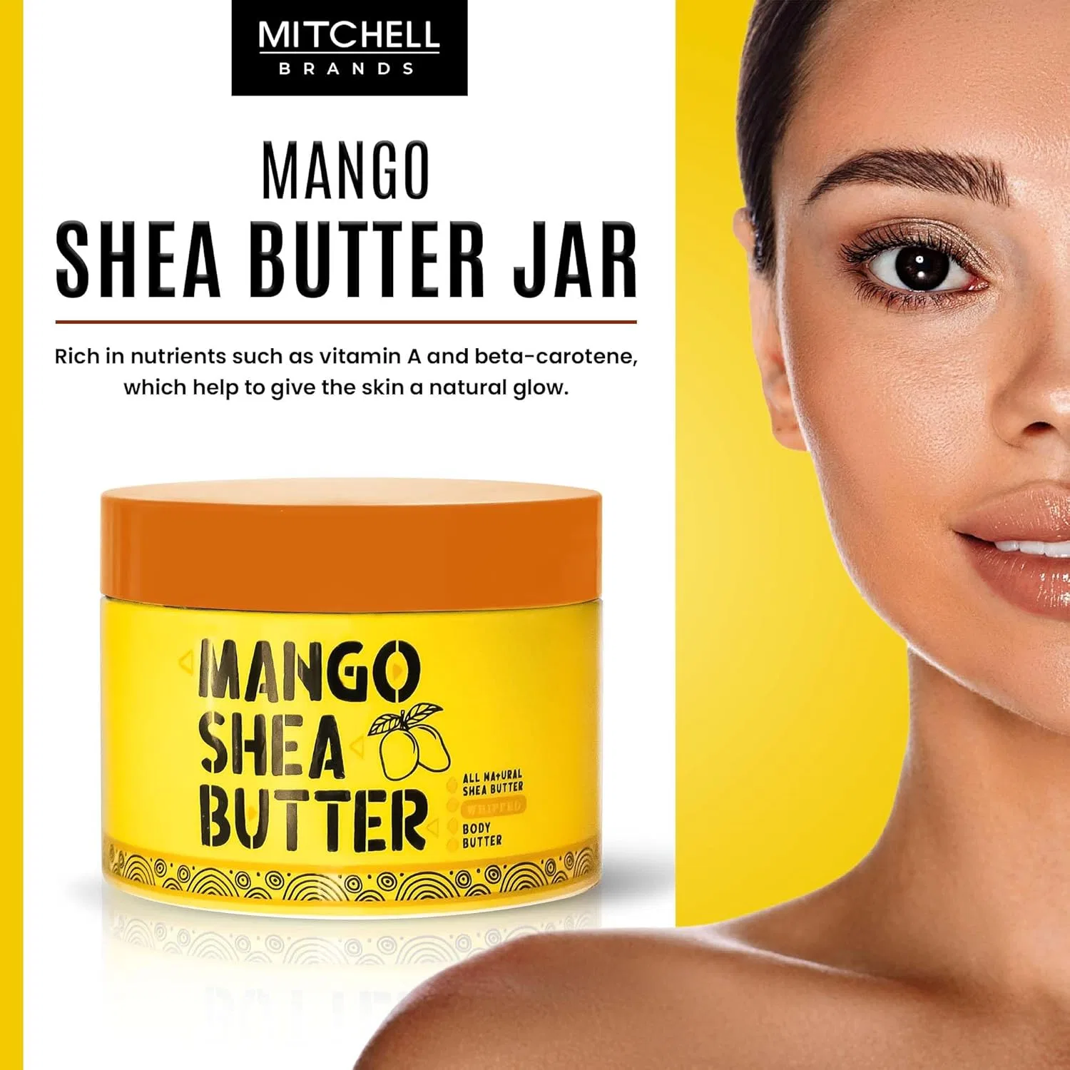 Взбитое масло для тела Mango Whipped Shea Body Butter 300 г Mitchell Brands — фото 2