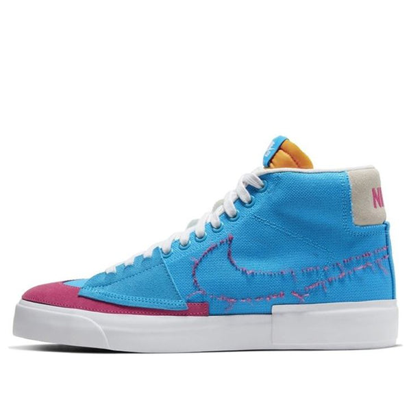 

Кроссовки blazer mid sb edge 'hack pack blue' Nike, синий