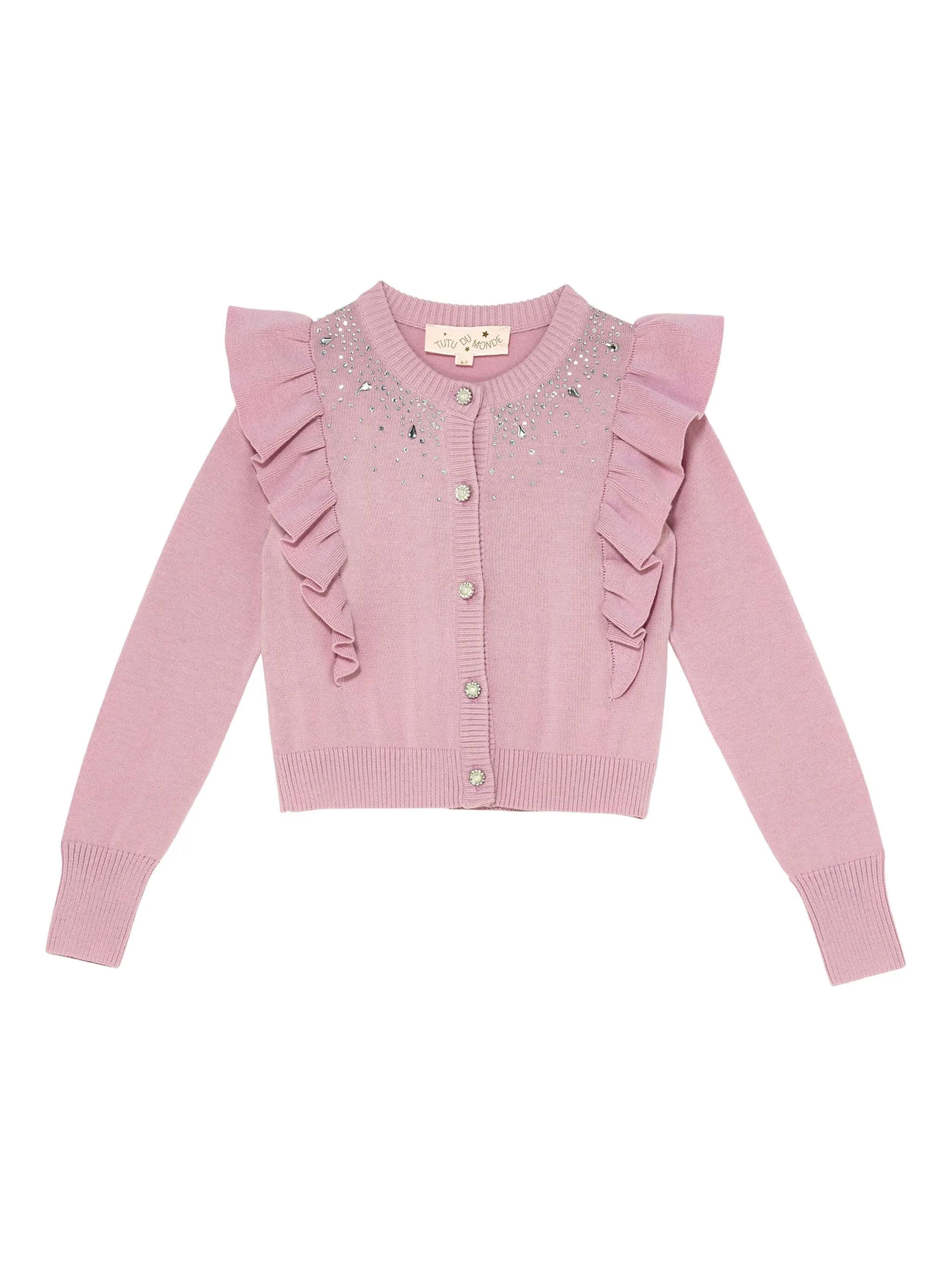 

Декорированный кардиган Morning Dew Tutu Du Monde, розовый