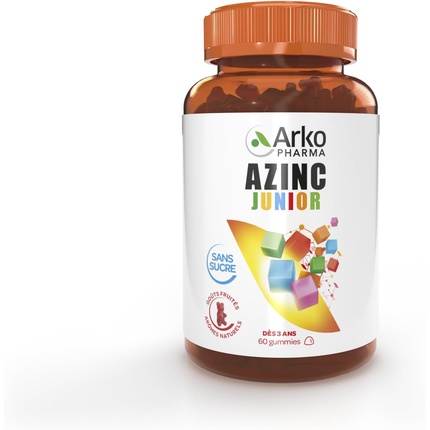 

Azinc Junior Gummies Витаминные жевательные конфеты для хорошего функционирования Arkopharma