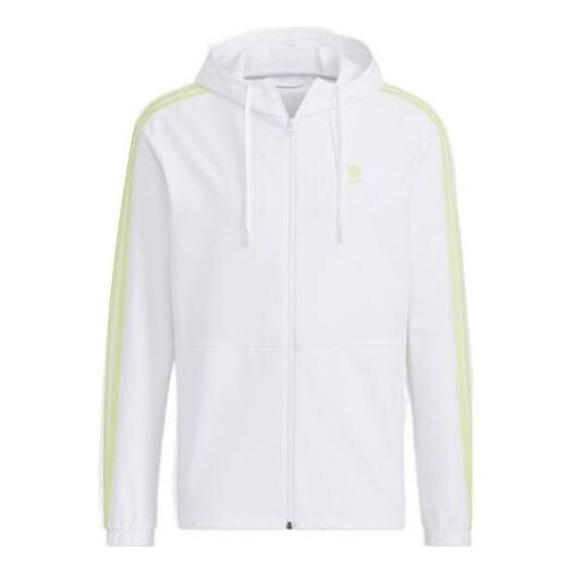 

Куртка adidas neo M CE 3S WB Stripe Sports Hooded Jacket White, белый
