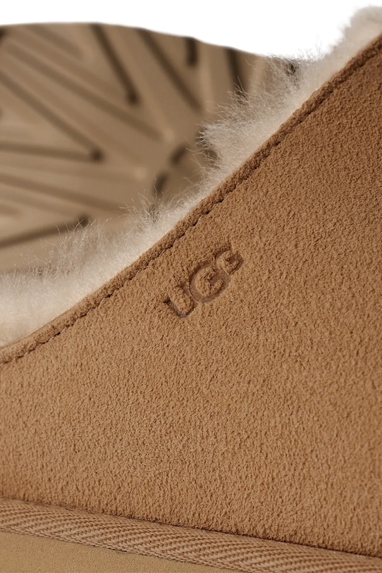 Шлепанцы замшевые Greenport Slide Ugg, коричневый — фото 4