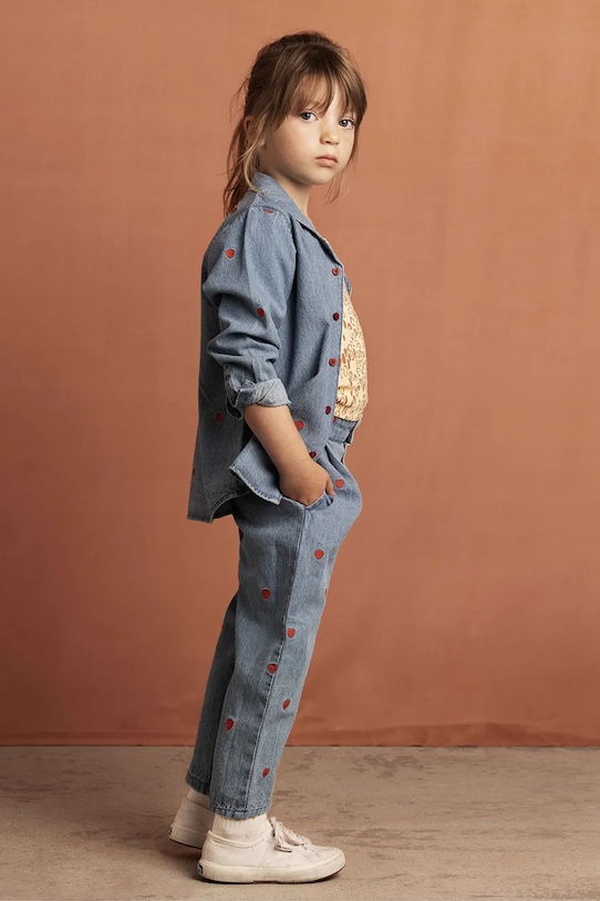 

Детские джинсы Mini hearts Mini Rodini, синий