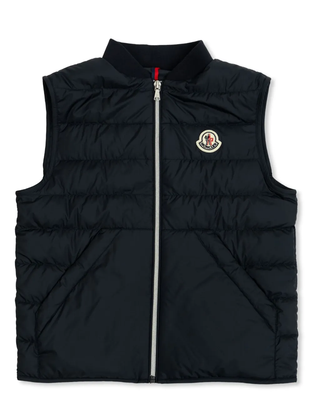 

Жилет с логотипом Moncler Enfant, синий
