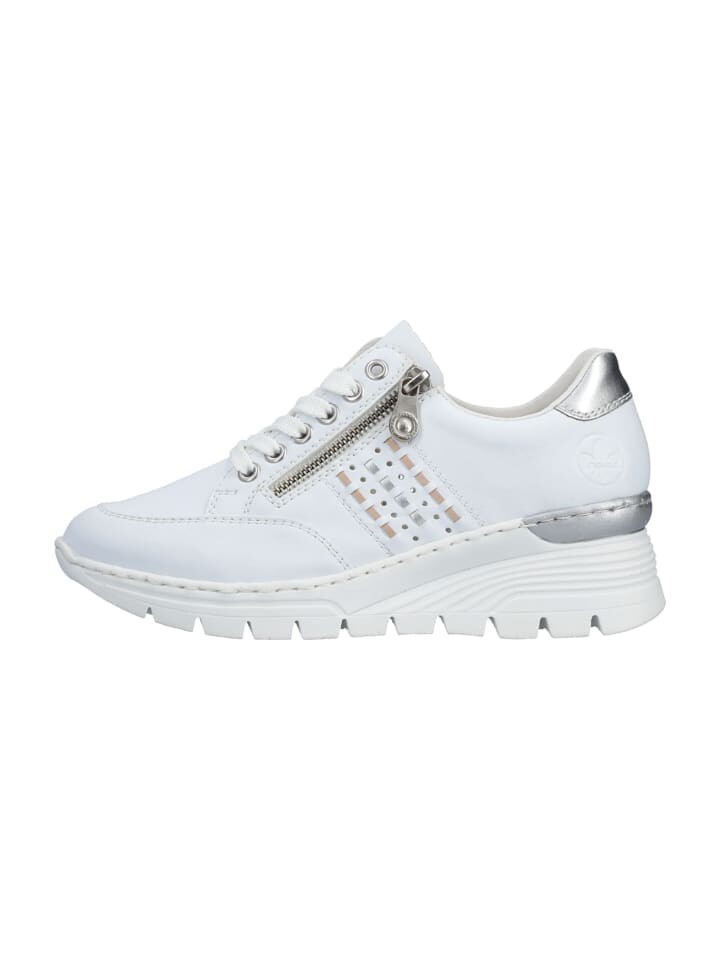 Низкие кроссовки rieker Wedges, белый — фото 4