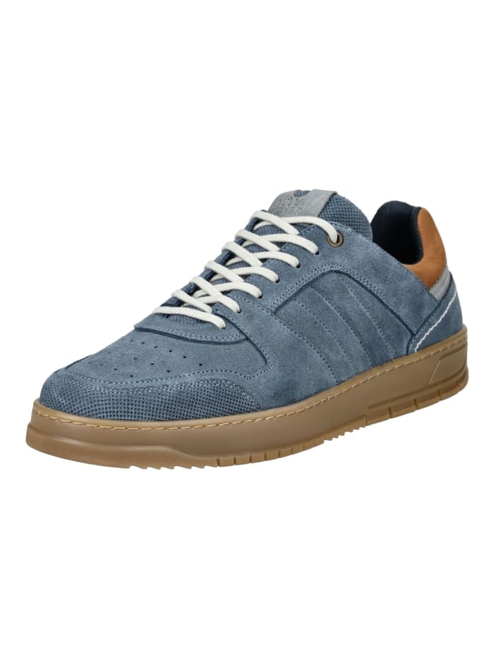 

Кроссовки на шнуровке Bullboxer, цвет jeans