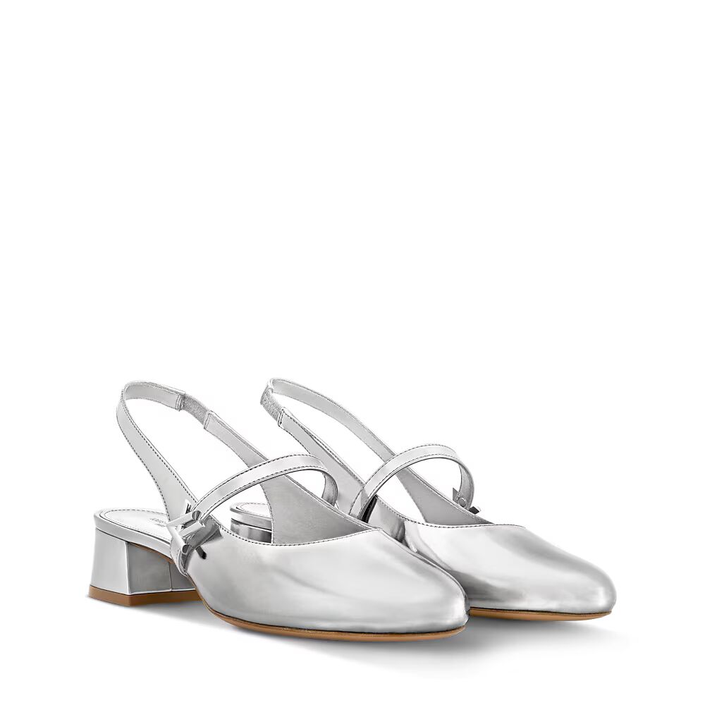 Туфли-лодочки Romy Slingback Louis Vuitton, серебряный